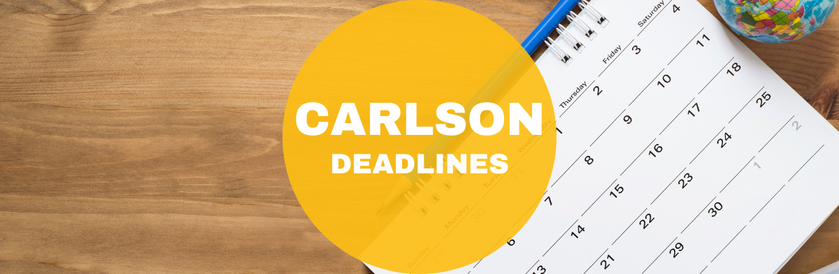 minnesota carlson mba deadlines