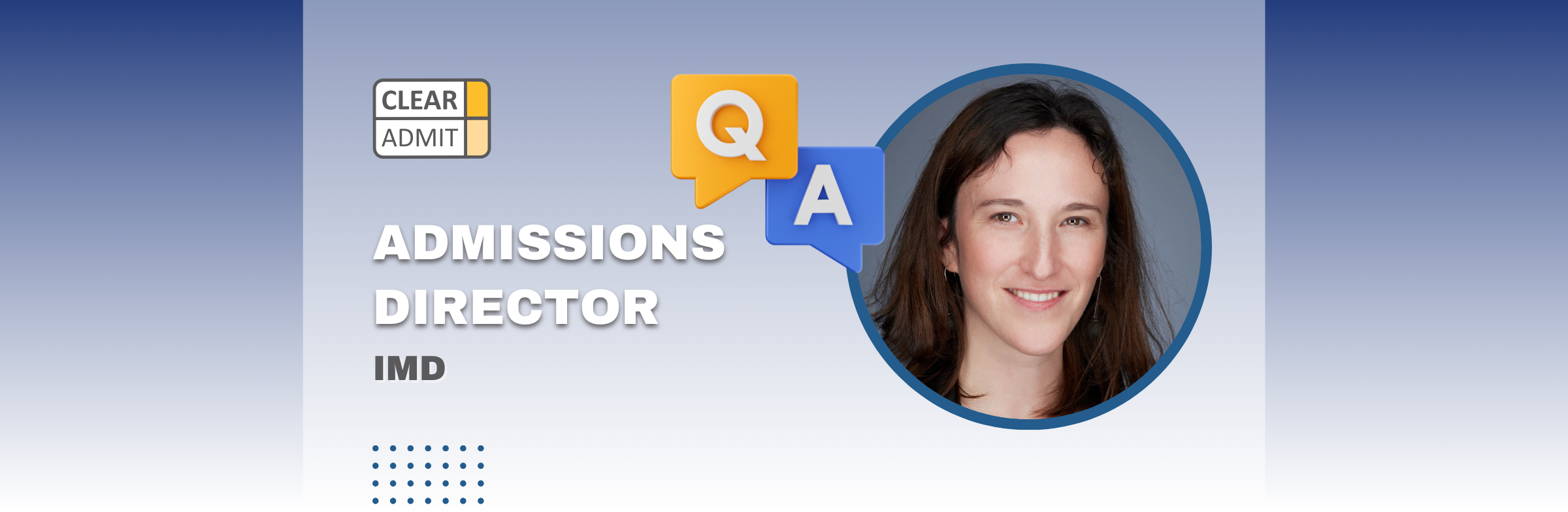 Image for Admissions Director Q&A: Paola Eicher of IMD