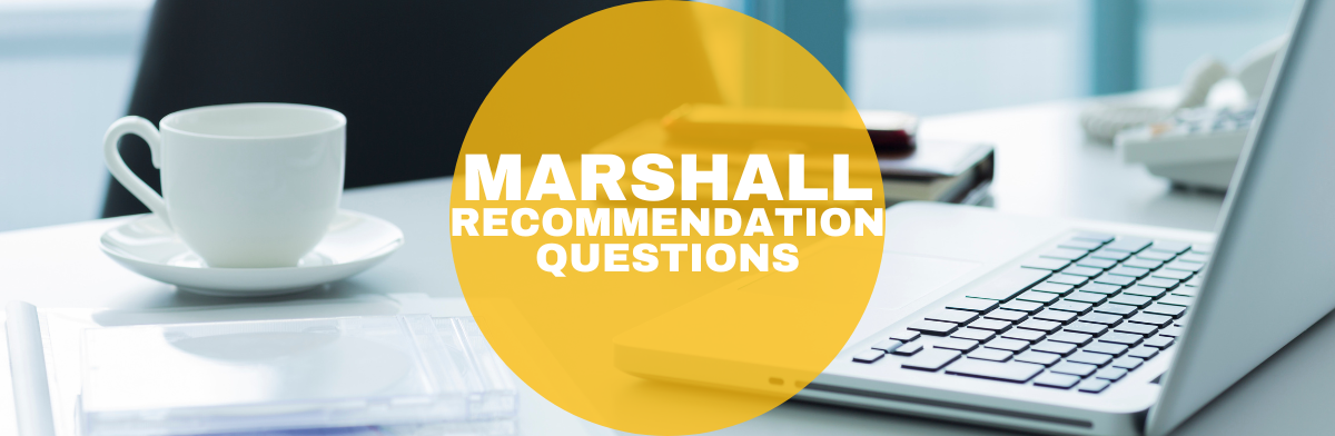 usc marshall mba recommendation