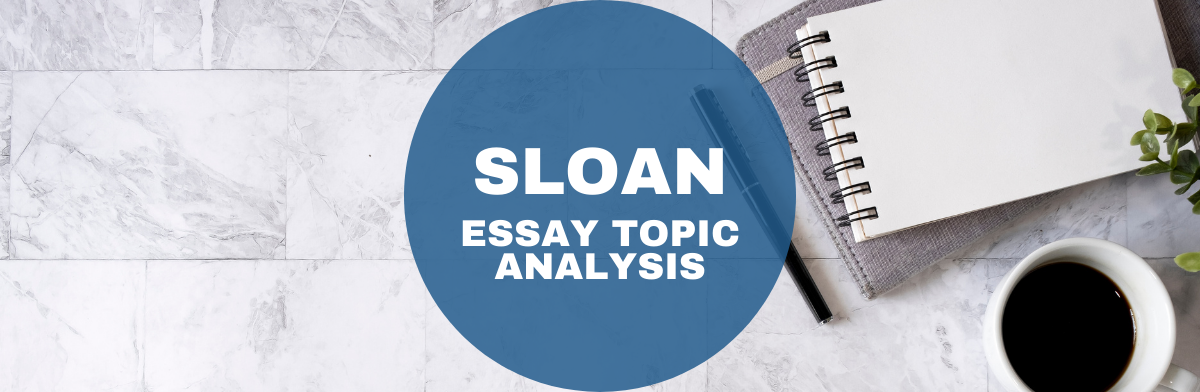 sloan mba essays